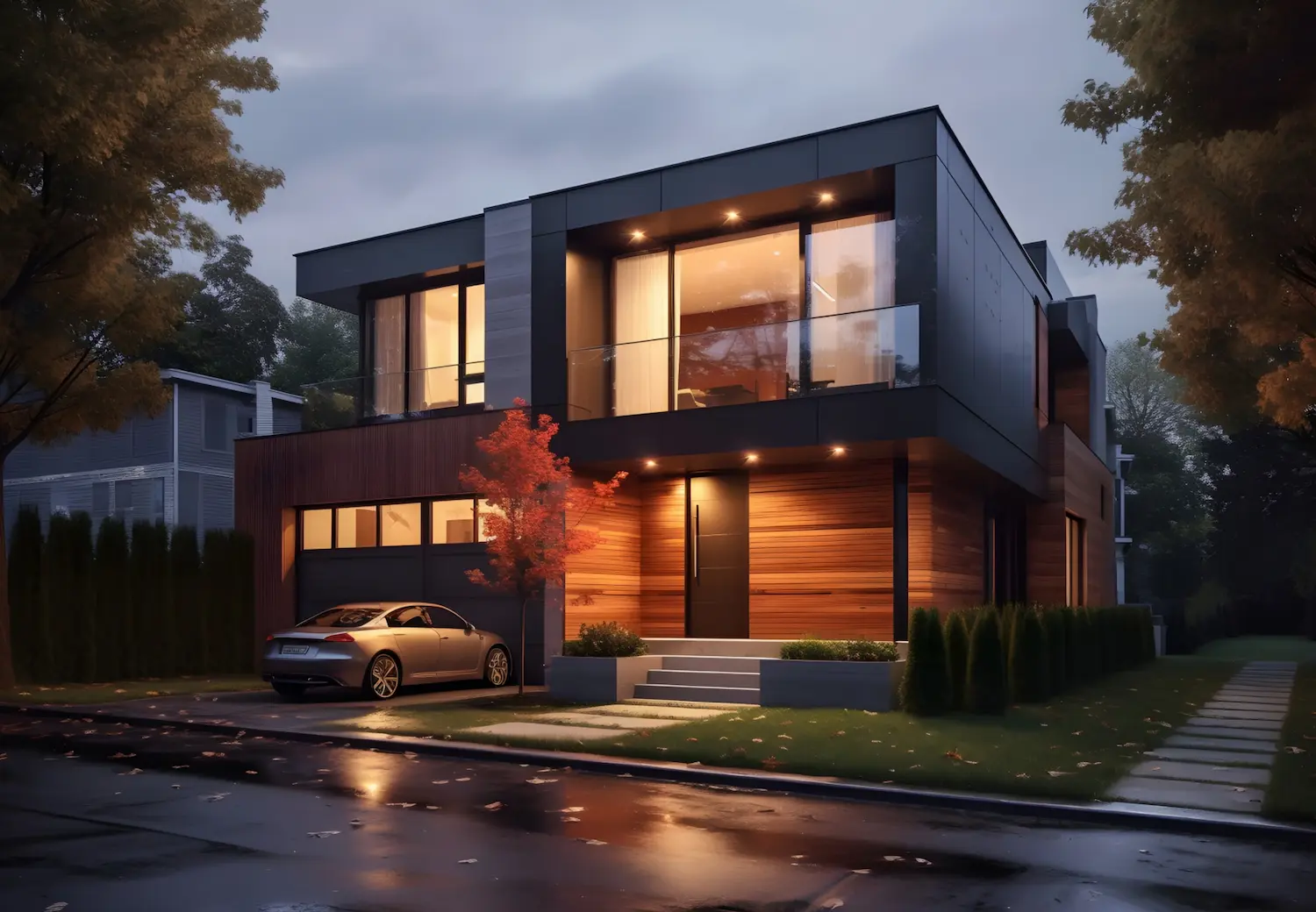 企業理念の一軒家の写真